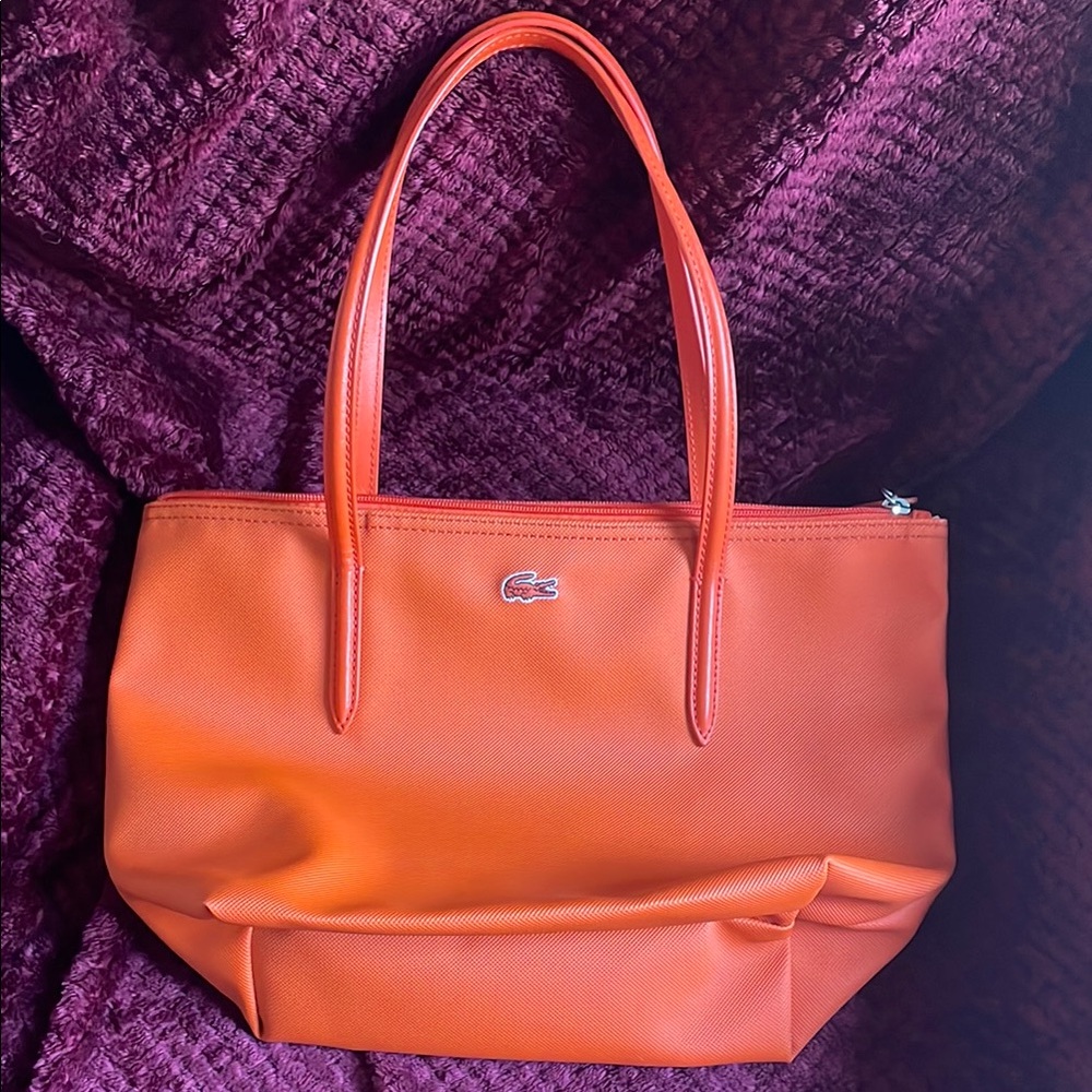 Lacoste Women's Bold Orange Tote